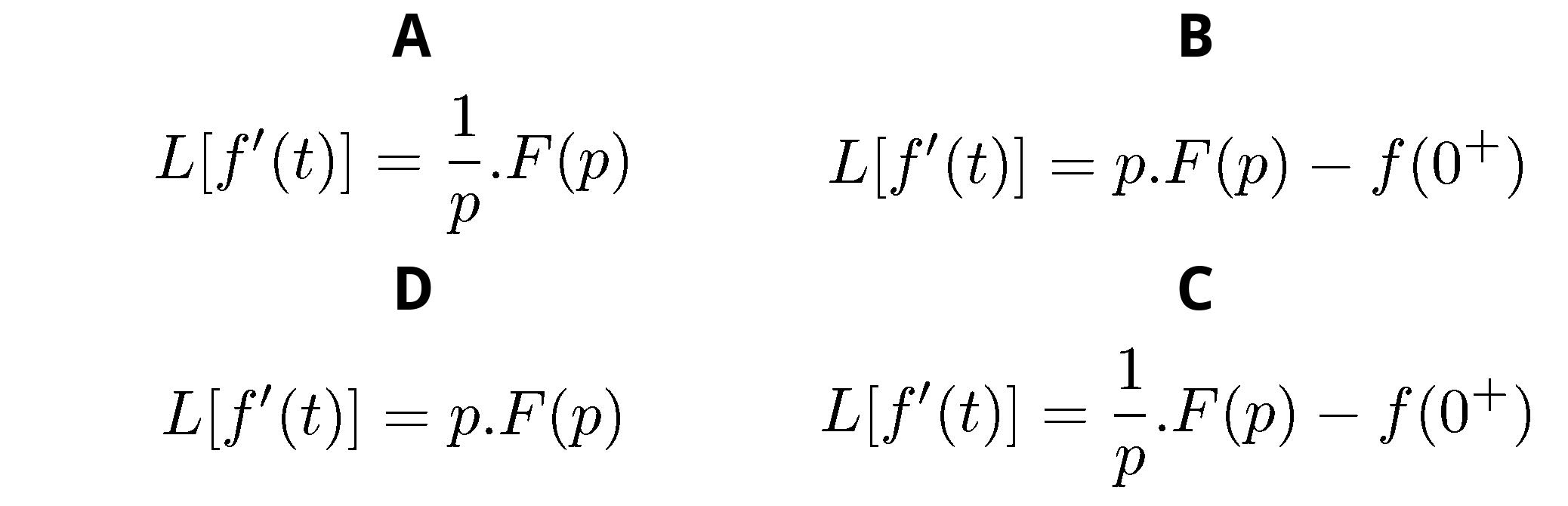 A quelle proposition correspond le théorème de la dérivée première ?